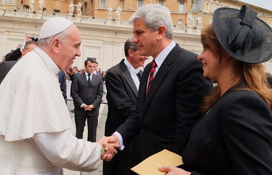 El Papa Francisco recibió a integrantes del Parlamento del NOA