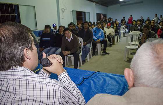 Vecinos de La Merced se interesaron en el programa Jóvenes en Acción