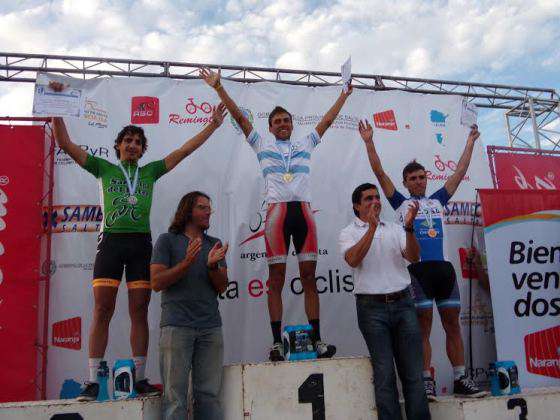 El salteño Daniel Díaz se llevó el oro en el Campeonato Argentino de Ciclismo