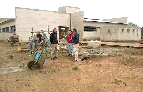 La nueva escuela primaria de La Unión tiene un avance superior al 70%