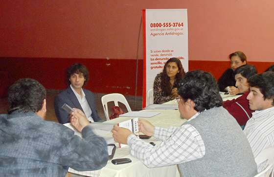 La Agencia Antidrogas continúa trabajando con agentes preventores del interior provincial