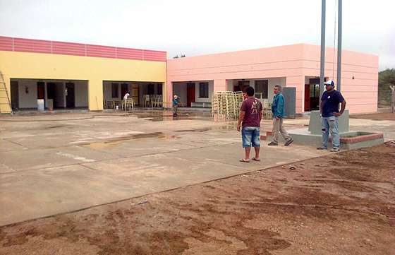 Finaliza la construcción del nuevo edificio del colegio secundario de La Unión