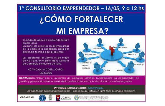 Se invita a participar del Primer Consultorio Emprendedor