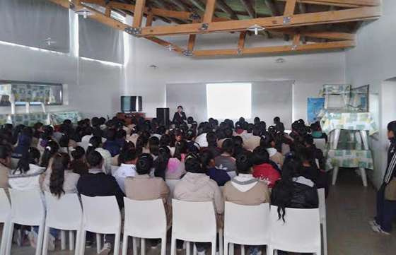 Defensa Civil realizó una capacitación sobre sismo a la comunidad educativa de El Alfarcito