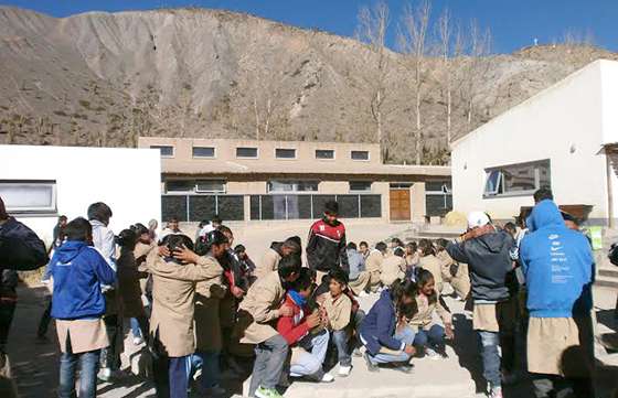 El colegio Secundario de Montaña de “El Alfarcito” realizó un simulacro de sismo