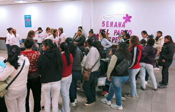 Con un acto en el Materno Infantil concluye la semana del Parto Respetado