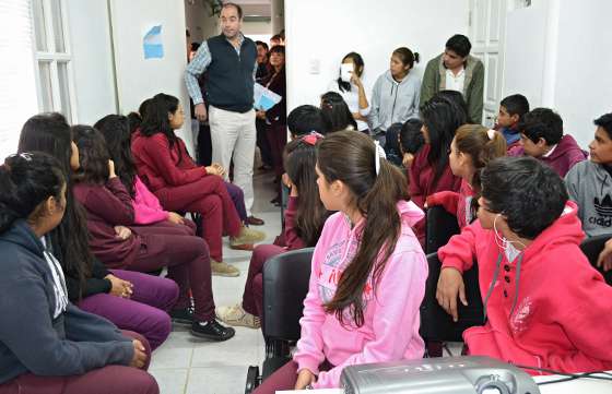 Alumnos y directivos del Colegio 5.089 de Orán visitaron el Centro de Videovigilancia de esa ciudad