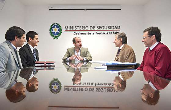 Cornejo recibió a representantes del Ministerio de Justicia y Derechos Humanos de la Nación