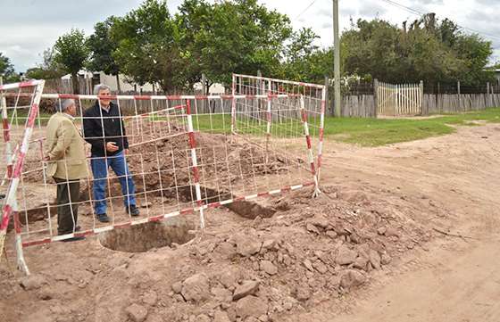 Supervisaron obras de saneamiento en Aguaray que beneficiarán a más de 300 familias