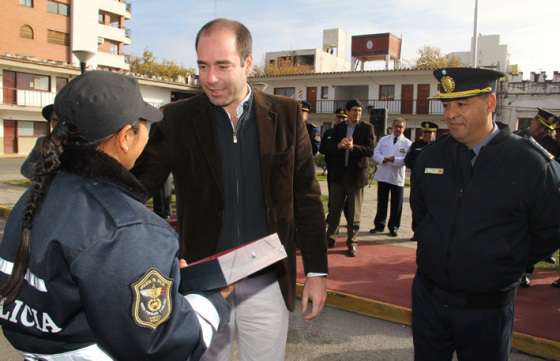 Cornejo encabezó los actos por el 41º aniversario de Criminalística de la Policía