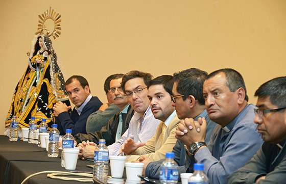 El Comité Organizador coordina la visita de la imagen de la Virgen de Urkupiña