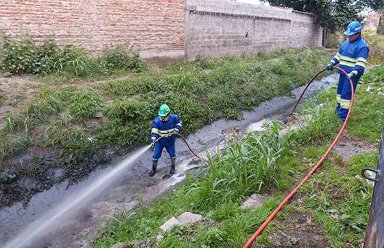 Aguas del Norte realizó obras en Villa Chartas