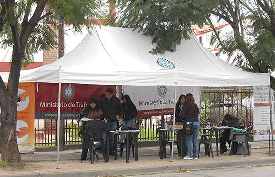 El módulo de “Trabajo con la Gente” atenderá esta semana en barrio Parque General Belgrano