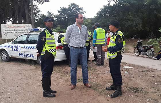 El Ministro Cornejo supervisó los puestos móviles de control de las rutas nacionales 34 y 50