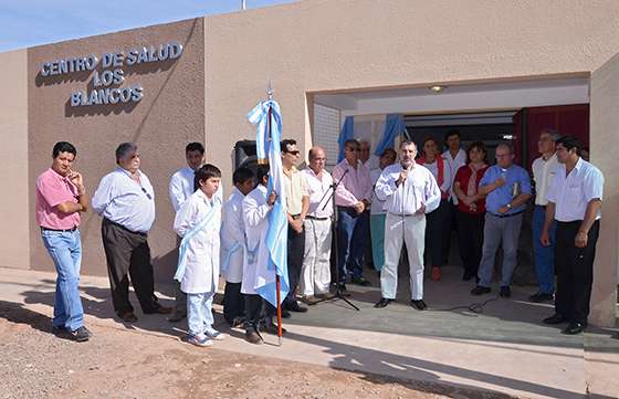 Se inauguró la ampliación y refacción del centro de salud de Los Blancos