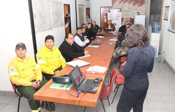 La Subsecretaría de Defensa Civil realizó una reunión operativa sobre incendios forestales