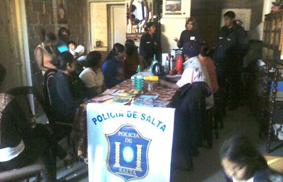 La Policía Comunitaria organizó una jornada de integración con los vecinos de barrio Justicia