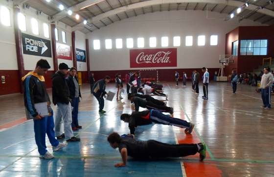 Aspirantes al Servicio Penitenciario realizaron evaluaciones deportivas