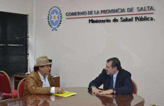El Ministro de Salud recibió al titular de la Unión de Personal de Enfermería