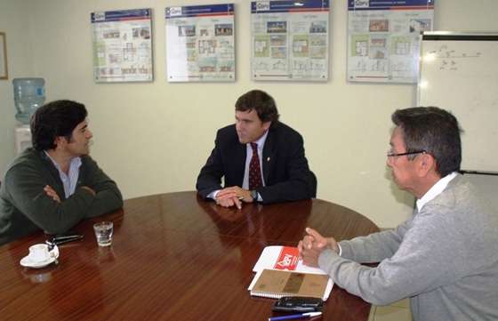 Matías Posadas definió acciones de trabajo junto al intendente de Guachipas