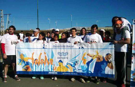 Se realizó la maratón Integración Día de la Bandera