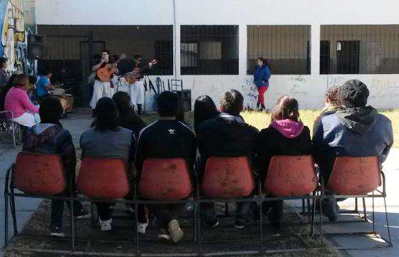Cadetes del Servicio Penitenciaron visitaron el Centro de Atención a Jóvenes en Conflicto con la Ley