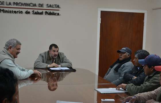 Comunidades originarias de Gral. Mosconi se reunieron con el Ministro de Salud