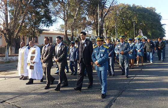Los agentes penitenciarios celebraron la festividad de la Virgen del Carmen, Patrona de la fuerza