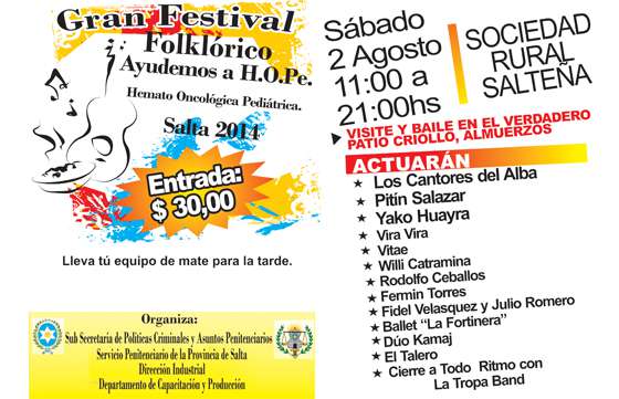 Festival solidario a beneficio de la fundación HOPE