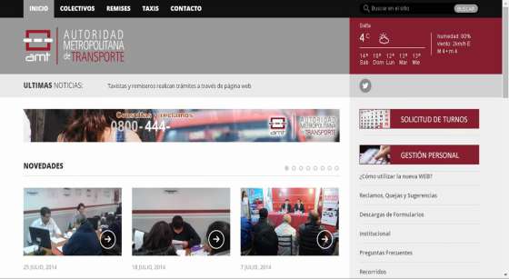 A través de la página web de AMT, taxistas y remiseros podrán actualizar su documentación