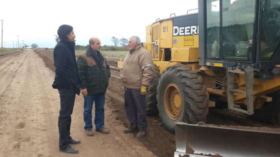 Parodi y Villalba recorrieron la obra de la ex ruta nacional Nº 16