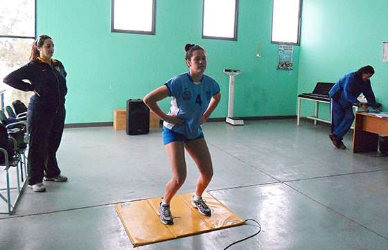 Se realizaron pruebas para evaluar el nivel de preparación física de deportistas de alto rendimiento