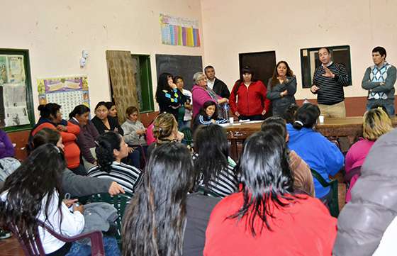 El equipo de Seguridad continua visitando a vecinos de la ciudad de Salta