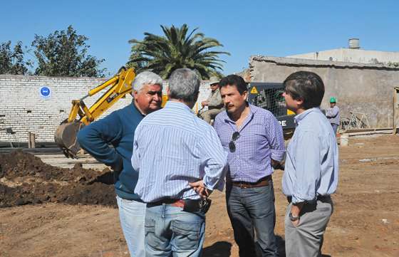 En Metán se construye el nuevo edificio para la Escuela Evita