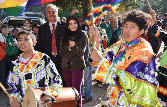 Se realizó la celebración en honor a la Pachamama
