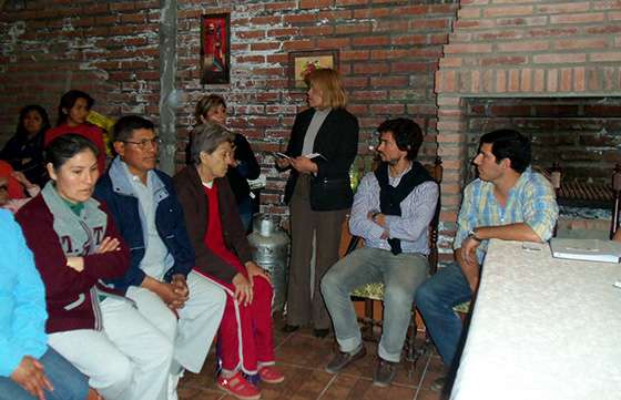 Vecinos del barrio Nuestra Señora del Carmen fueron informados sobre el diseño de seguridad