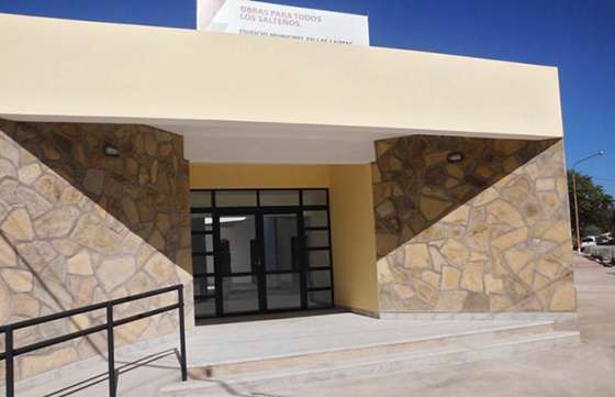 En Las Lajitas se terminó la primera etapa del nuevo edificio municipal