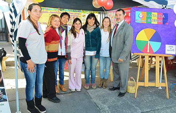 Salud presentó stands informativos sobre lactancia materna