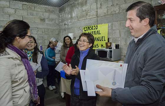 Entregaron subsidios a Consejos Barriales para proyectos comunitarios en Capital y La Merced