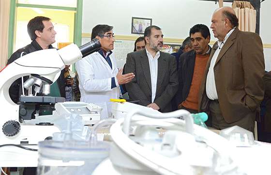 Salud entregó equipamiento en el hospital de Cerrillos