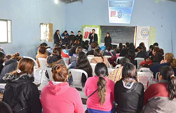 Mujeres de la zona sudeste participaron de talleres de seguridad