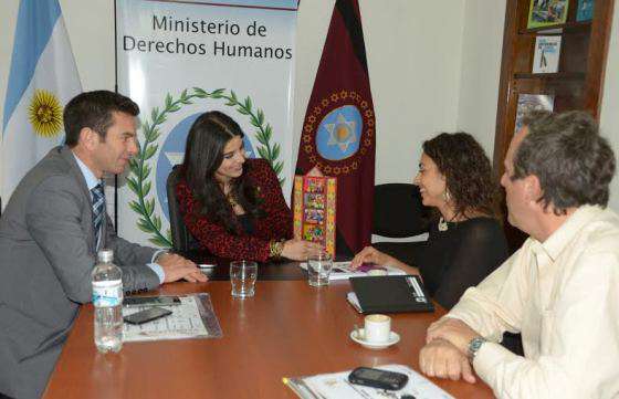 La ministra de Derechos Humanos se reunió con autoridades de organizaciones internacionales