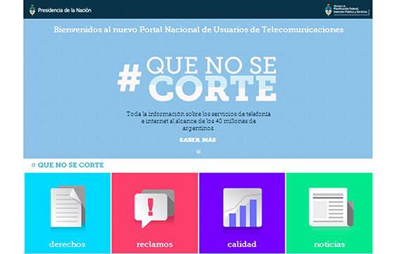 Habilitaron una página en Internet para reclamos por telefonía móvil