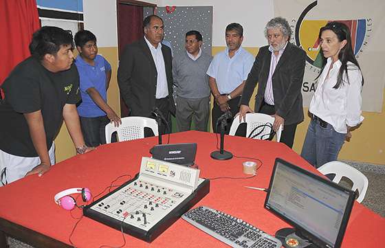 Educación inauguró una  radio escolar en  la escuela técnica de San Carlos