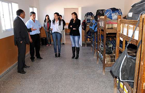 Nuevo albergue  en la escuela técnica  de San Carlos da contención a alumnos de parajes cercanos