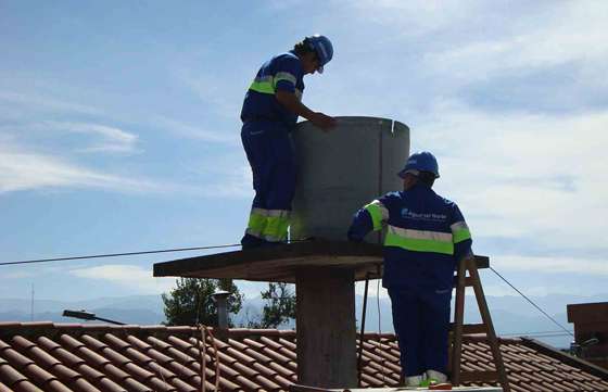 Aguas del Norte brindó asistencia técnica  la escuela Leopoldo Lugones