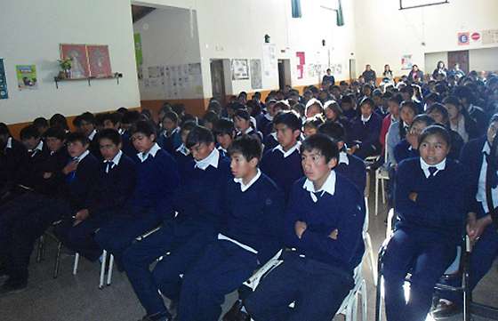 Más de 2 mil estudiantes de Nazareno  fueron capacitados en Seguridad Vial
