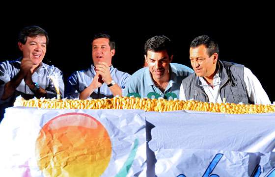 El Gobernador compartió con el pueblo de Orán los festejos por el 220° aniversario