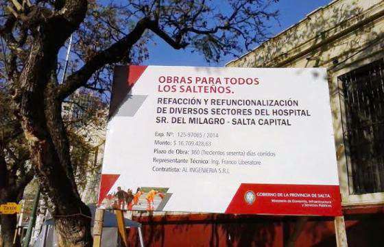 La Provincia inició los trabajos de refuncionalización en el Hospital del Milagro