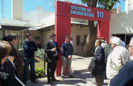 Delegados del PAMI conocieron el funcionamiento del 9-1-1